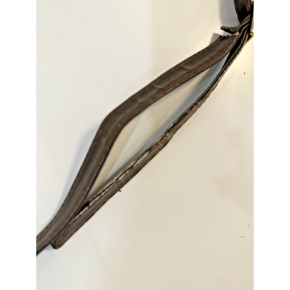 Vintage Mario Valentino Crossbody Bag Womens Monogram Leather Made Italy Purse 8 - Picture 9 of 10